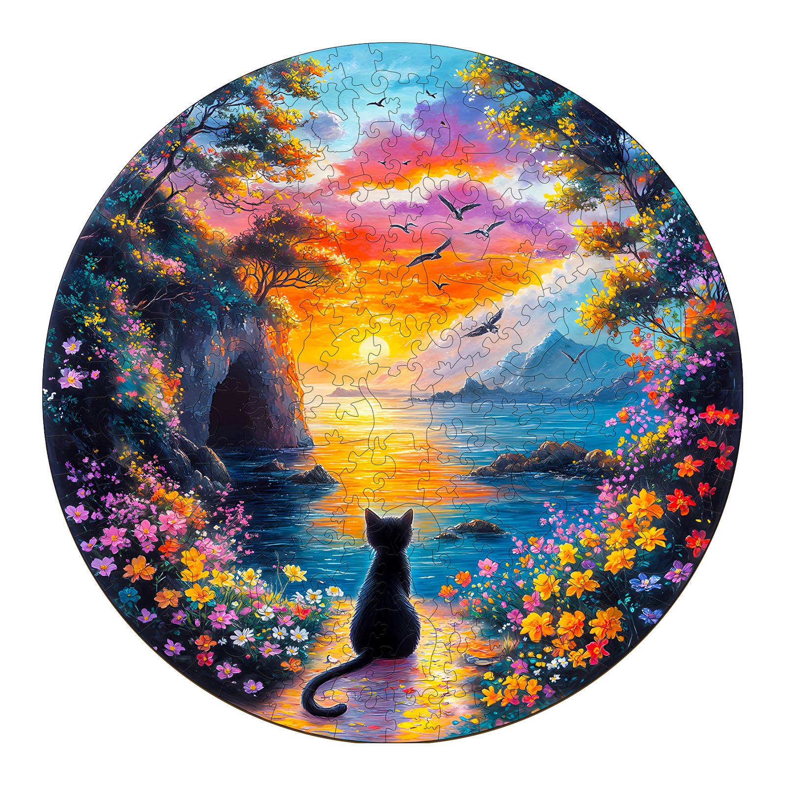 Read more about the article Wooden Jigsaw Puzzle-Sunset Kitten 66ee2c331e510