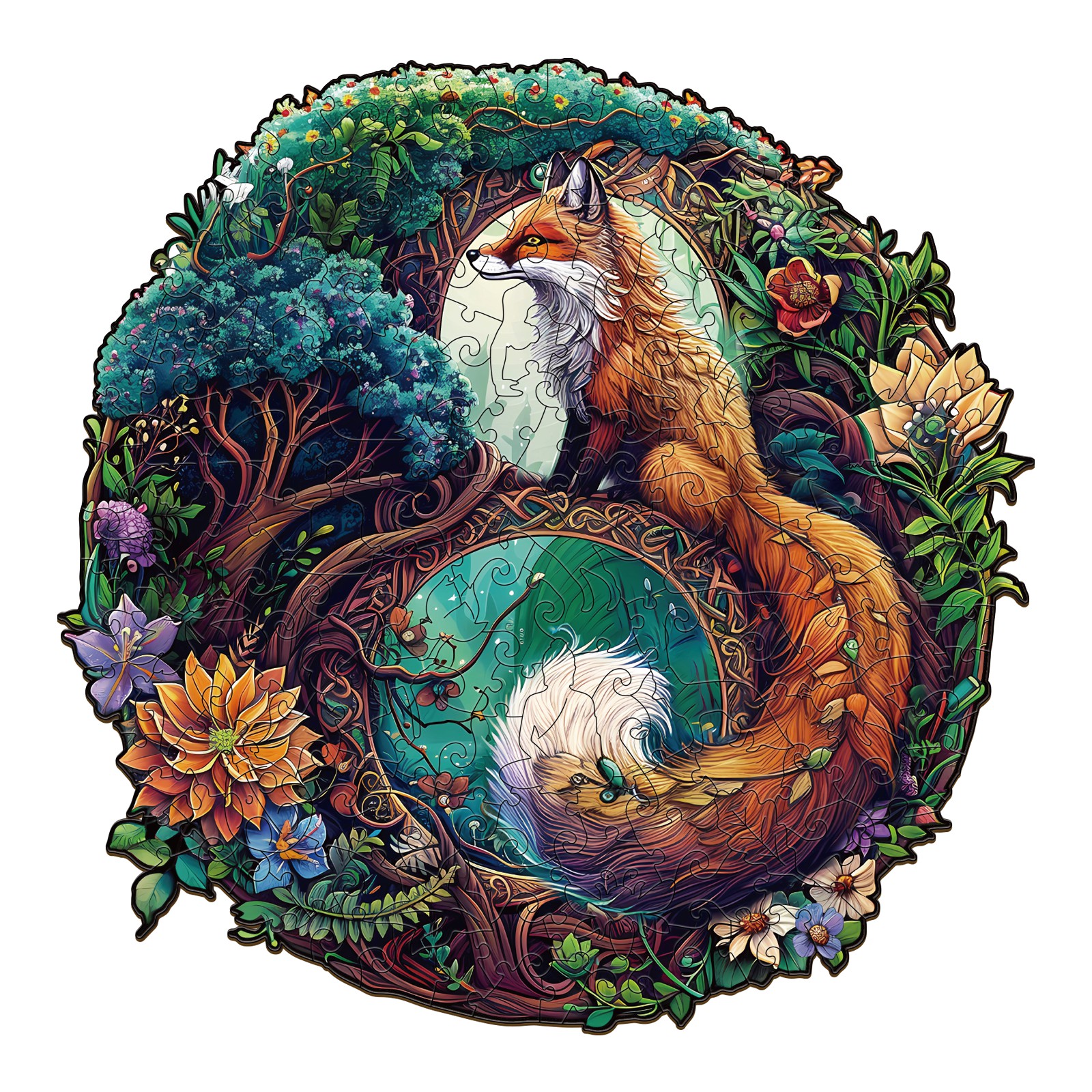 You are currently viewing Wooden Jigsaw Puzzle – Yin Yang Fox 3 66dd0d60b0fa1