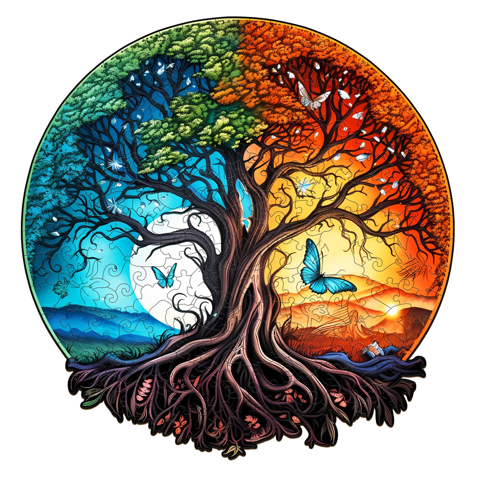 You are currently viewing Wooden Jigsaw Puzzle- YIN YANG TREE OF LIFE-5 66de04ff93d3b